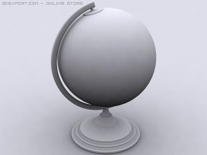 desk globe 3D Model