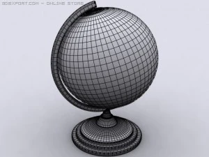 desk globe 3D Model