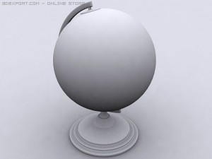 desk globe 3D Model