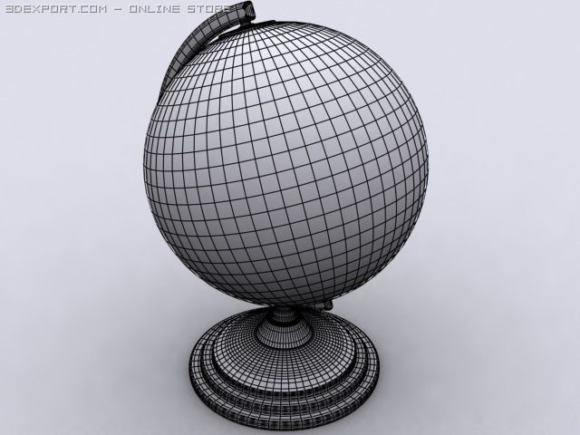 Глобус 3д модель