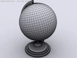 desk globe 3D Model