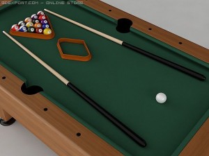 pool table Model 3D