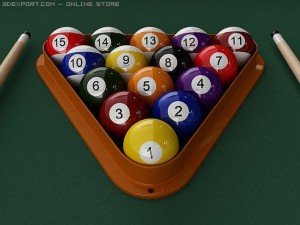 pool table Model 3D