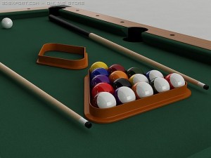 pool table Model 3D