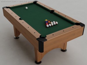 pool table Model 3D