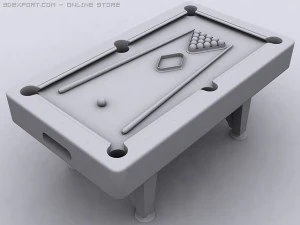 pool table 3D Model