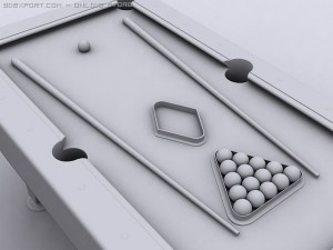 pool table Model 3D