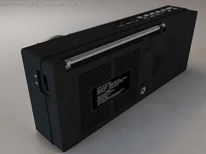 radio 3D Model