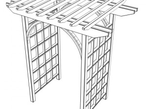 arbor trellis style 1 3D Model