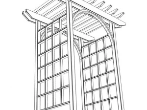 arbor trellis style 1 3D Model