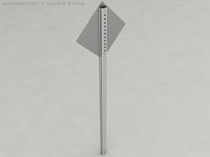 left turn sign Modelo 3D