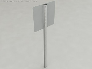 no uturns sign Model 3D
