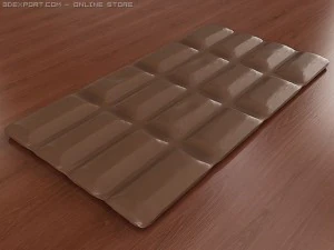 chocolate bar 3D Model