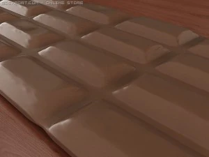 chocolate bar 3D Model