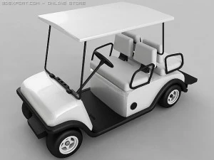 carrello da golf vray Modello 3D