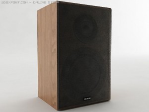 bookshelf speaker 3D 모델