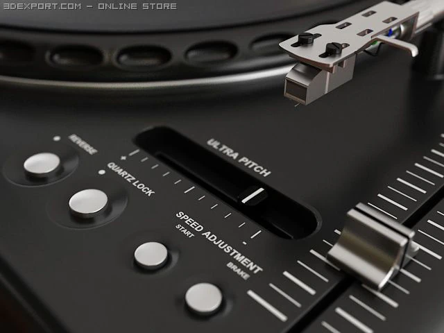 turntable 3D Model .c4d .max .obj .3ds .fbx .stl .blend 