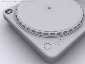 turntable 3D मॉडल