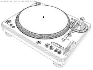 turntable 3D मॉडल