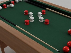 bumper pool table 3D मॉडल