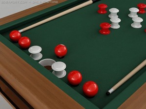 bumper pool table 3D मॉडल