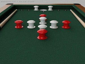 bumper pool table 3D मॉडल
