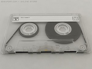 compact cassette tape Modèle 3D
