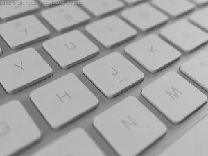 беспроводная клавиатура Apple 3D Модель