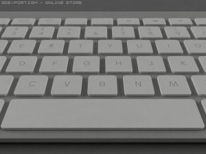 apple wireless keyboard Modèle 3D
