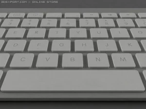 apple wireless keyboard 3D Model