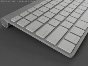 apple wireless keyboard 3D Model