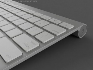 apple wireless keyboard Modèle 3D