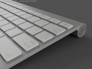 apple wireless keyboard 3D Model
