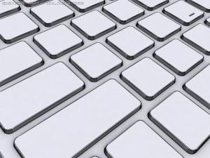 apple wireless keyboard 3D Model