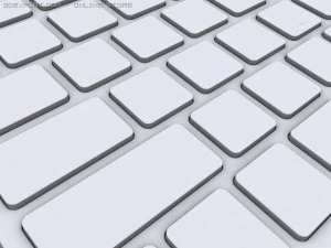 apple wireless keyboard 3D Model