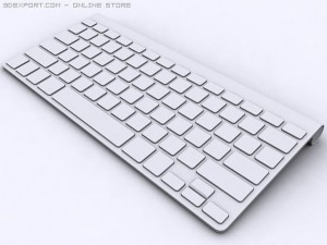 apple wireless keyboard Modèle 3D
