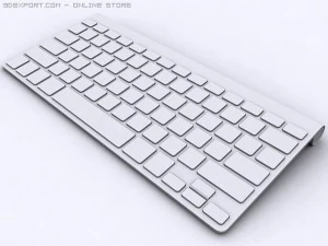 apple wireless keyboard 3D Model