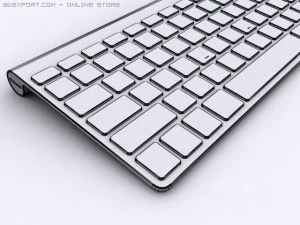 apple wireless keyboard 3D Model