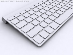 apple wireless keyboard Modèle 3D