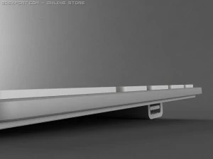 apple wired keyboard 3D Model