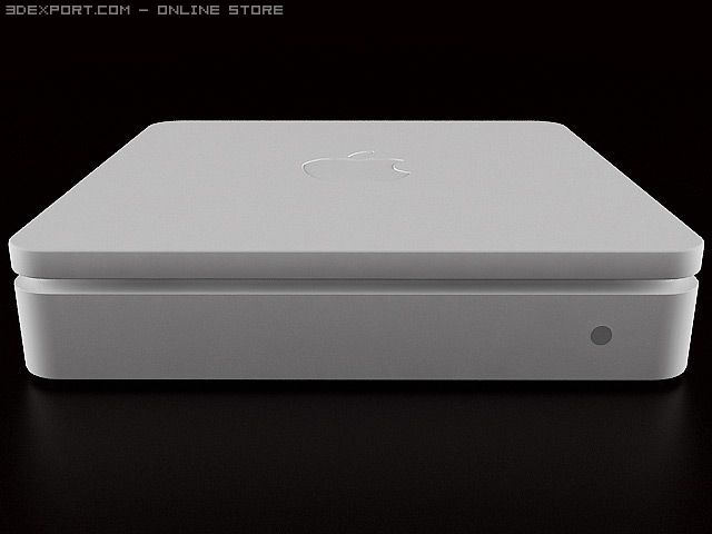 apple airport extreme 3D Модель .c4d .max .obj .3ds .fbx .stl .blend 