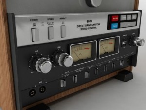 teac 5500 reel to reel player 3D मॉडल