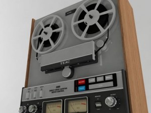 teac 5500 reel to reel player 3D मॉडल