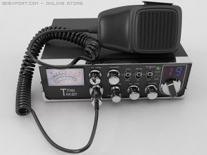 mobile cb radio 3D-Modell