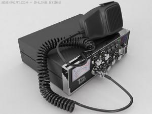 mobile cb radio 3D-Modell