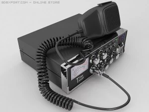 mobile cb radio 3D Model