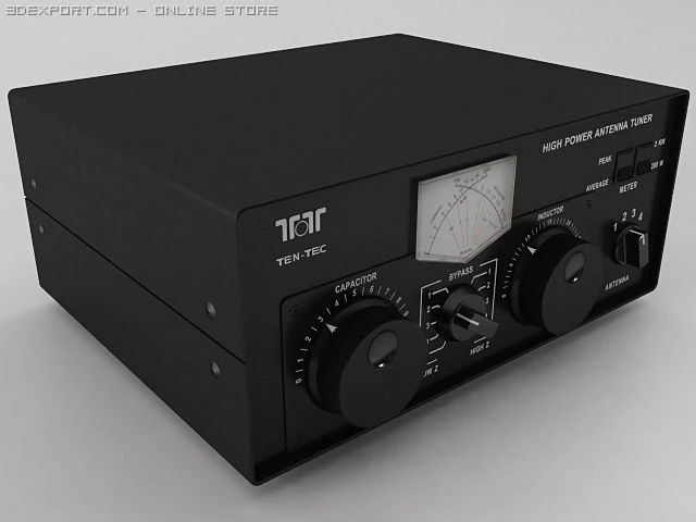 고출력 튜너 3D 모델 .c4d .max .obj .3ds .fbx .stl .blend 