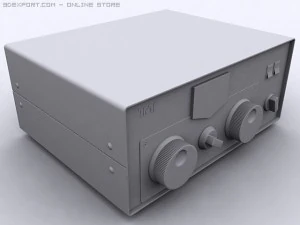 고출력 튜너 3D 모델