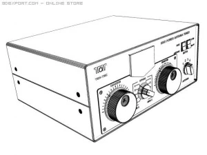 고출력 튜너 3D 모델
