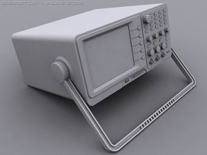 digital oscilloscope 3D Model